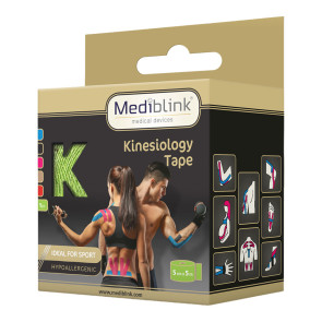 MEDIBLINK Kineziološka traka 5 cm x 5 m zelena M135